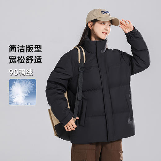 【90鸭绒】罗蒙冬季男女同款情侣羽绒服加厚保暖休闲舒适百搭外套 商品图3