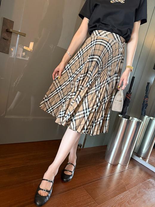 巴宝莉 25年秋冬新品 Vintage复古斜格纹百褶裙(KX*MM) 商品图3