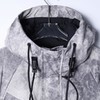 25371SDSA男士秋冬新款痞帅男装潮牌扎染拼接拉链立领连帽羽绒服外套 商品缩略图2