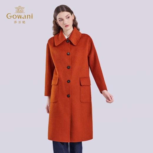 乔万尼100%驼绒毛呢大衣女秋冬高级感呢子外套ET4A847 商品图2