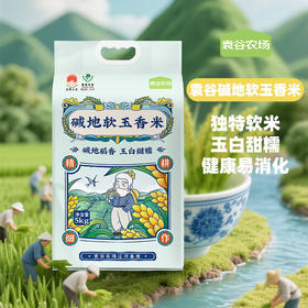 袁谷碱地软玉香米5kg盘锦碱地大米10斤口感软糯回味甘甜当季新米