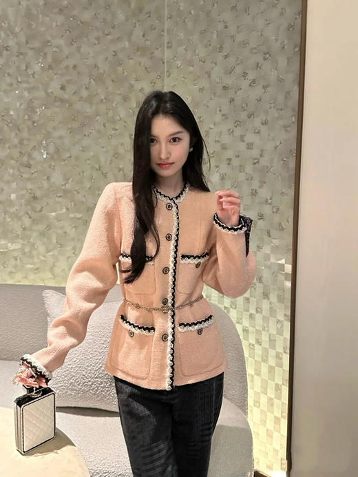 香奈儿 25秋冬新款珍珠花边呢外套（TM） 商品图2