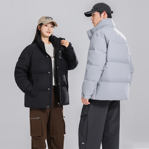 【90鸭绒】罗蒙冬季男女同款情侣羽绒服加厚保暖休闲舒适百搭外套 商品图9