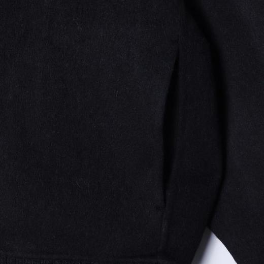 25-08SDSA男士秋冬新款痞帅男装潮牌纯色V领羊毛大衣羽绒服两件套百搭 商品图3