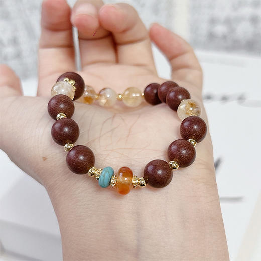 设计感国风手工合香珠手链-纪念日百货门店同款167294830 商品图4