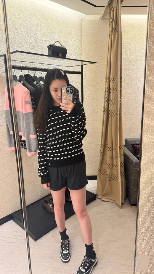 香奈儿 25秋冬新款蝴蝶结针织毛衣（TM） 商品图1