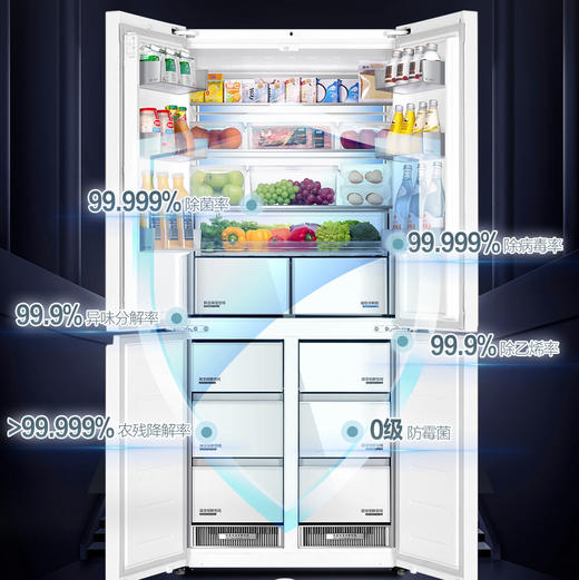 海尔（Haier）冰箱 BCD-615WGHTD2IS4U1 商品图8