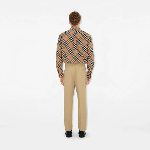 【一】BURBERRY 巴宝莉 男士格纹棉质长袖衬衫 格子 8087634 B9368 商品图5