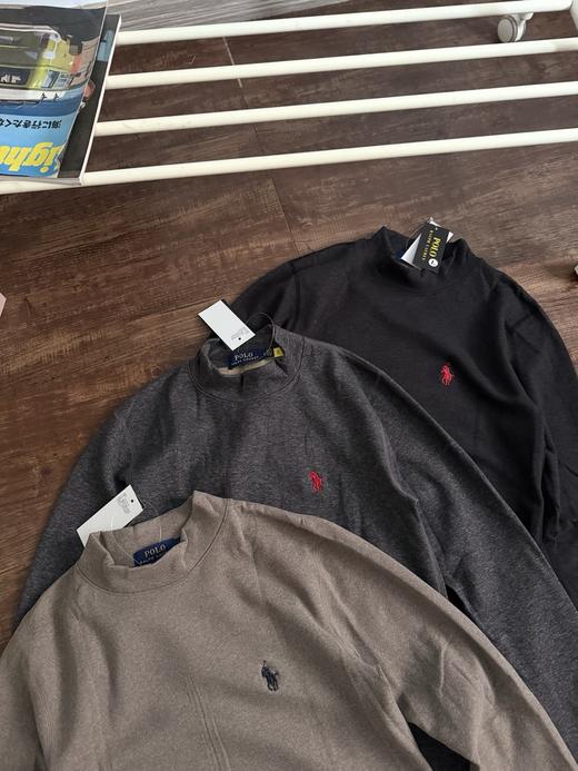 拉夫家自发热双面德绒面料四面弹半高领打底衫 商品图1