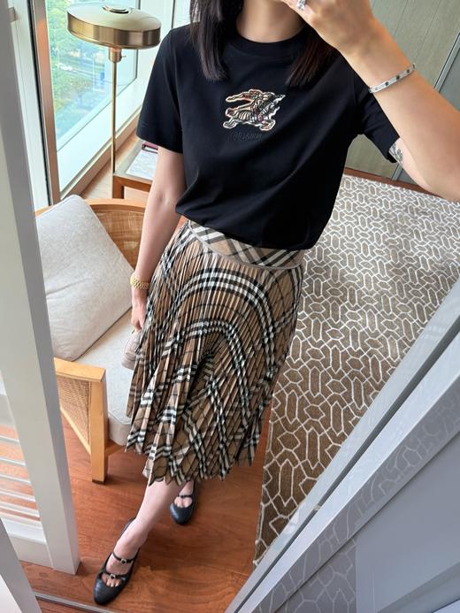 巴宝莉 25年秋冬新品 Vintage复古斜格纹百褶裙(KX*MM) 商品图6