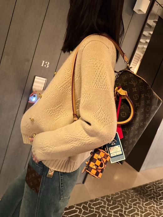 驴家 25年新品 卡其色钮扣针织衫(KX*MM) 商品图5