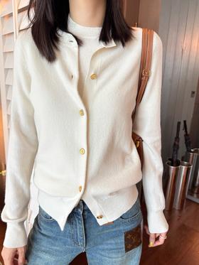 巴宝莉 25年秋冬新品 纯色针织开衫(KX*MM)