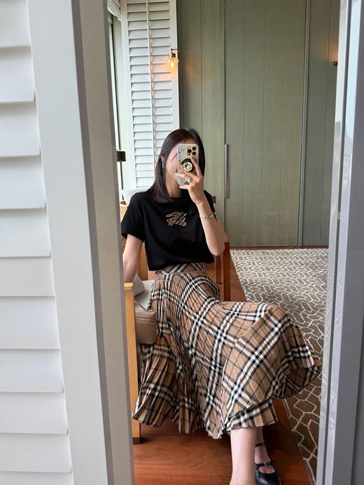 巴宝莉 25年秋冬新品 Vintage复古斜格纹百褶裙(KX*MM) 商品图1