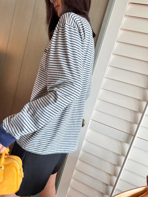 缪缪 25年秋冬最新POP限定款🆕条纹T恤(KX*MM) 商品图5