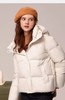 贝壳三 防泼水宽松短款轻薄羽绒服女防风纯色连帽外套C110806 商品缩略图9