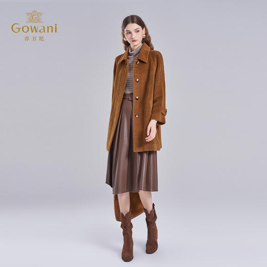 乔万尼羊驼毛羊毛大衣外套女秋冬高级感ET4A841 商品图2