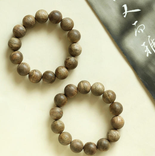 【青山特惠】1.6x14颗 柬埔寨 沉香 手串 c11 商品图7