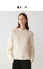 118-5 小禾女士纽扣白色毛衣 商品缩略图2