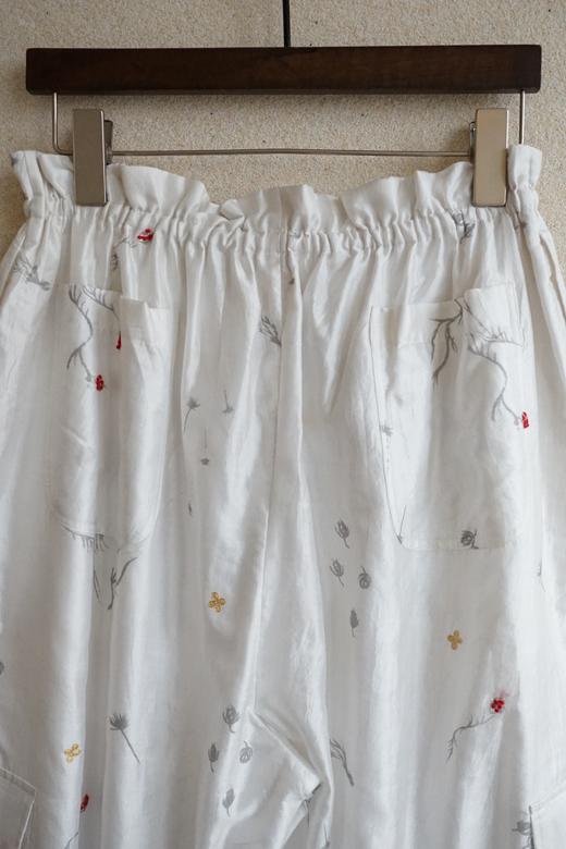 Bunon刺绣阔腿裤 商品图5