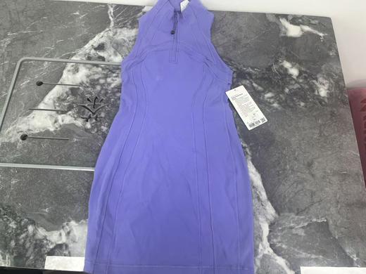 瑕疵Lululemon Define 女士修身半拉链小高领排汗弹力无袖短裙连衣裙 商品图0