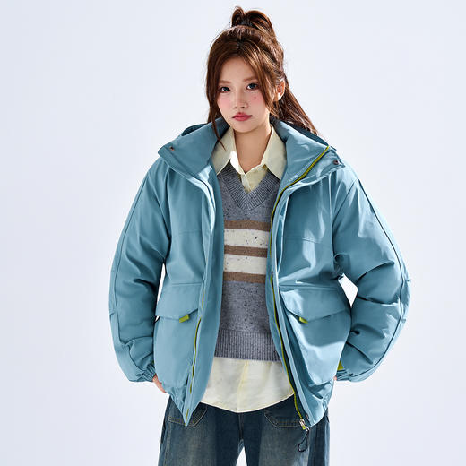 【比羽绒还要暖的棉】全新升级 斯辰唯佳金标Primaloft棉 纳米级绝热材料 山系棉服 男女同款 棉服帽可隐藏 D82-2533 商品图8