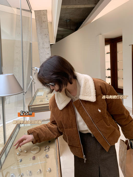 拉夫劳伦 复古灯芯绒羽绒服（EJ） 商品图1