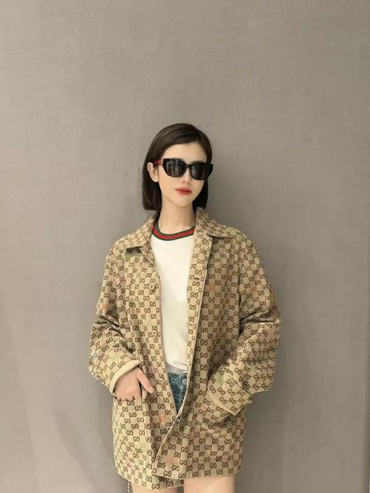 古驰 2025 FW满幅GG提花logo帆布外套（DY） 商品图0