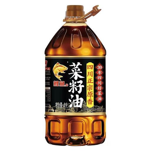 鲤鱼正宗原香菜籽油4L 商品图0