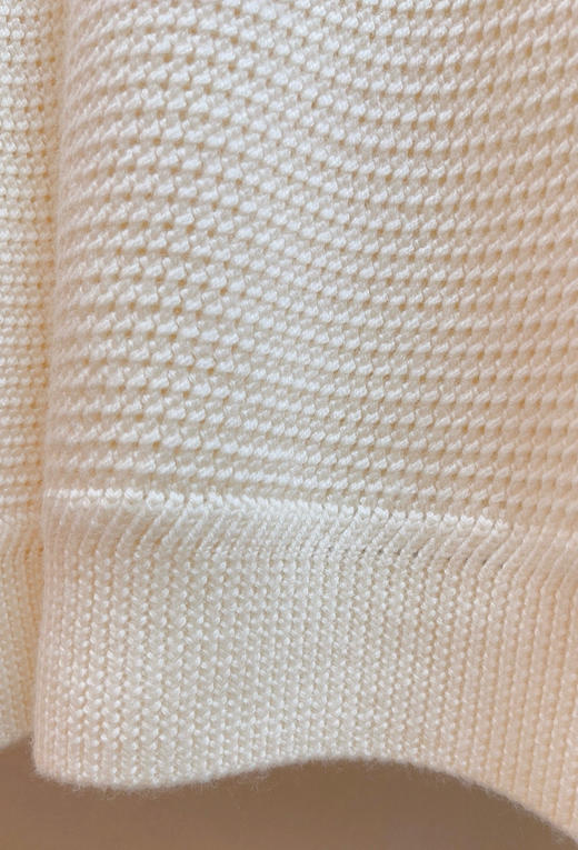 118-5 小禾女士纽扣白色毛衣 商品图11