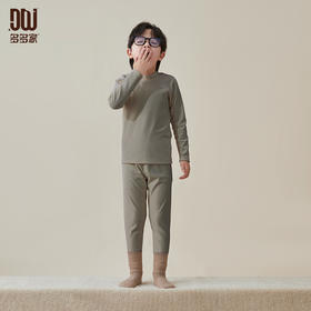 【件件底价，童装双倍积分】多多家 男童德绒秋衣秋裤套装2025秋冬新款儿童中大童睡衣居家服8371