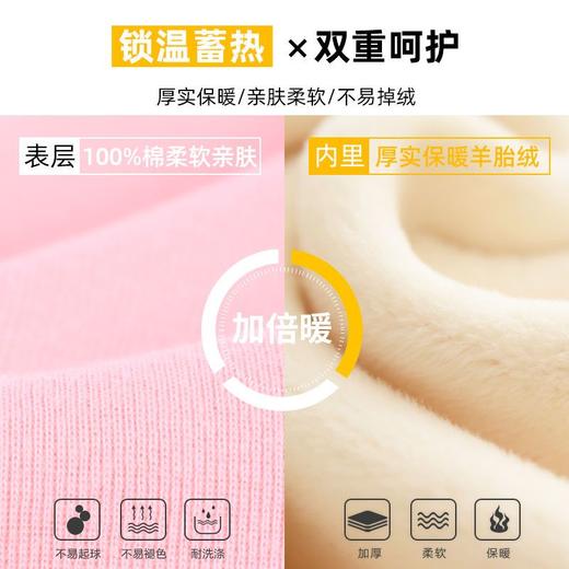 迪士尼女童冬装新款洋气加绒厚儿童套装女孩女宝冬款打底衫霸气潮 商品图8