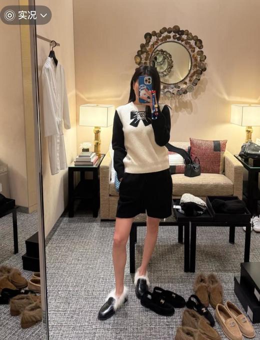 XY39-香奈儿25n coco neige滑雪系列蝴蝶结针织毛衣毛衣（PG*MM） 商品图5