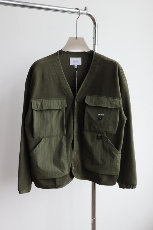 N.T.C 诺D卡 白帆日系全开襟多口袋摇粒绒情侣款外套 WT923 商品图9