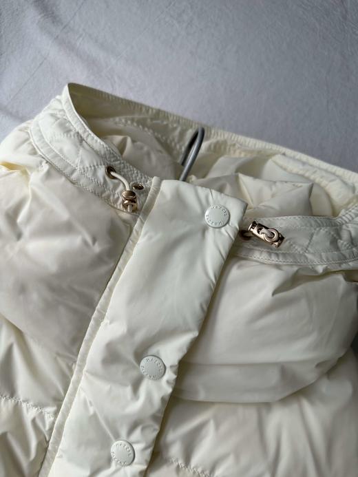 贝壳三 防泼水宽松短款轻薄羽绒服女防风纯色连帽外套C110806 商品图3