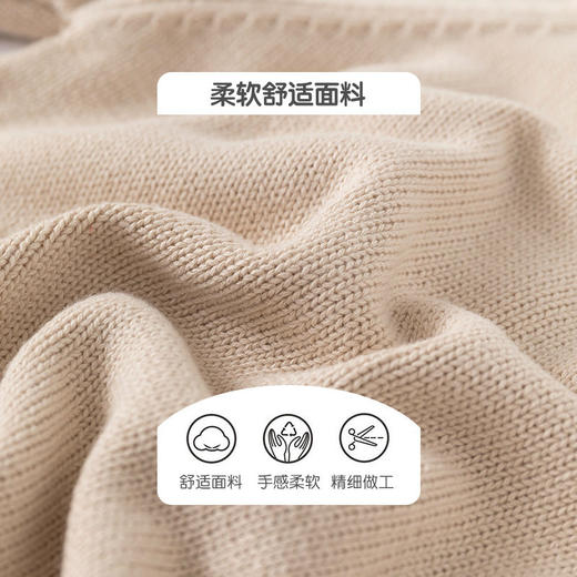 蘑菇朵朵韩版婴儿开衫毛衣A类秋冬纯棉针织宝宝毛衣开衫儿童外套 商品图1
