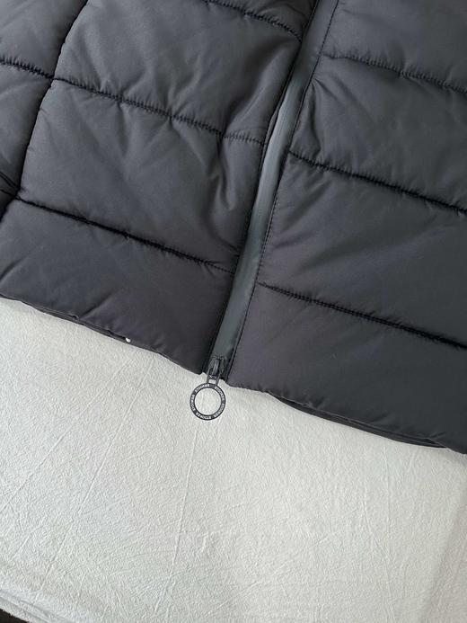 贝壳三 纯色绗缝中长款纯色棉服加厚保暖百搭女士棉衣C110823 商品图9