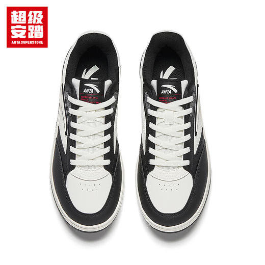 超级安踏BASIC丨板鞋女鞋夏季经典小白鞋厚底增高休闲鞋子女122538003U 商品图5