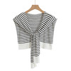 薄款时尚条纹针织百搭坎肩搭肩 商品缩略图4