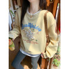 <曾小咸推荐> 韩系刺绣假两件卫衣 商品缩略图4