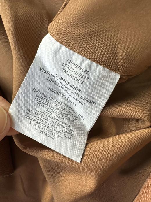 贝壳三 通勤气质一粒扣翻领西装女翻盖口袋简约西服外套C110818 商品图11