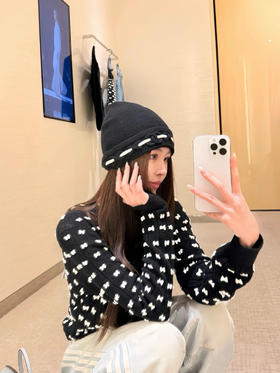 香奈儿 25秋冬新款蝴蝶结针织毛衣（TM）