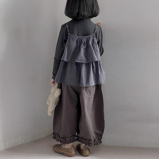 裁缝学苑TQ182女童韩系套装纸样儿童森系叠穿打底衫吊带裤子三件套样板图纸 商品图2