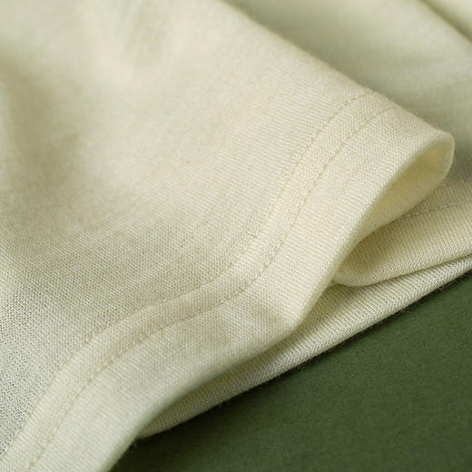 【林栖设计小店】绵羊毛T恤印花优雅国风修身显瘦2026早春新款长袖上衣女T1961237 商品图5