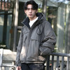 DRONKOO 2025 连帽骨位擦色户外风短款中厚羽绒服 商品缩略图1