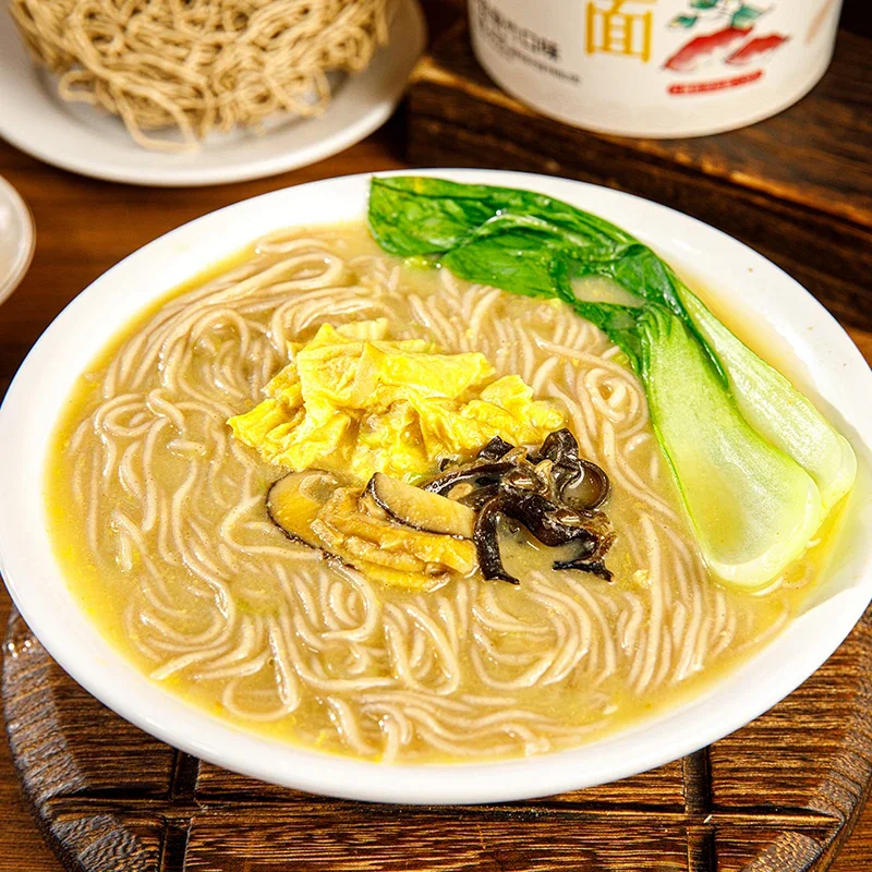 红薯杂粮面80g*4桶  菌菇腐竹口味 非油炸方便面  简单食材用心制造 营养又好吃 老爸的梦想[漳州仓]