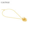 GAONAS 仿珍珠吊坠 女士贵气百搭16mm金色珠项链11724XGO 商品缩略图1