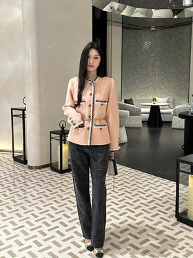 香奈儿 25秋冬新款珍珠花边呢外套（TM）