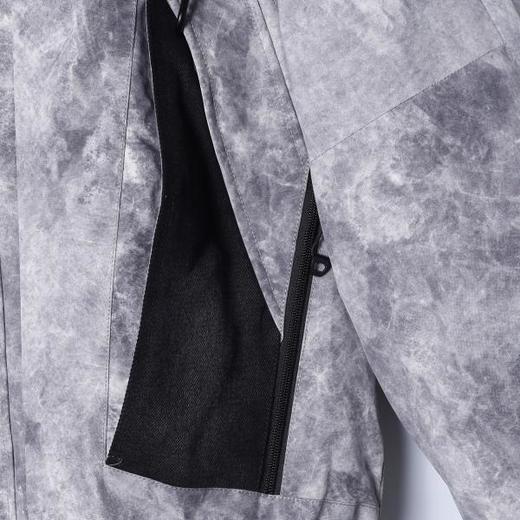 25371SDSA男士秋冬新款痞帅男装潮牌扎染拼接拉链立领连帽羽绒服外套 商品图3