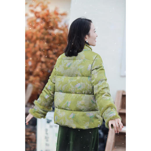 第一批5天发货，原价699，双11会员专享489！超文艺的中国风羽绒服 商品图2