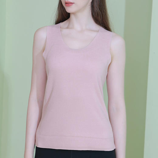 秋冬速暖羊毛保暖背心 男女加厚无痕7A抗菌贴片内衣 打底衫可外穿 商品图9